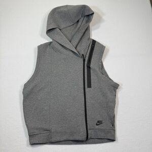 Nike Gray Sleeveless Hoodie